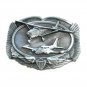 Small Planes Vintage Siskiyou Bergamot Pewter US Belt Buckle