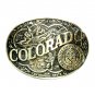 Colorado State Seal ADM First Edition Award Design Brass US Belt Buckle
