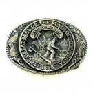 Tony Lama Minnesota State Seal Solid Brass US Belt Buckle Tony Lama Minnesota State Seal Solid Brass US Belt Buckle