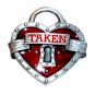 Taken Heart Original Bergamot Pewter US Belt Buckle