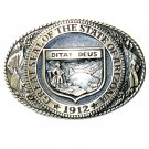 Tony Lama Arizona State Seal First Edition Solid Brass US Belt Buckle