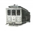 Fishermans Wharf Cable Car Vintage Indiana Metal Craft 3D Belt Buckle