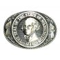 Tony Lama Washington State Seal First Edition Brass US Belt Buckle