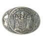 New Jersey First Edition State Seal Tony Lama Solid Brass US Belt Buckle