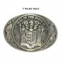 New Jersey First Edition State Seal Tony Lama Solid Brass US Belt Buckle