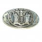 New Jersey First Edition State Seal Tony Lama Solid Brass US Belt Buckle