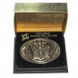 New Jersey First Edition State Seal Tony Lama Solid Brass US Belt Buckle