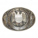 Mississippi First Edition Tony Lama Solid Brass US Belt Buckle