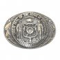 Wisconsin First Edition State Seal Tony Lama Solid Brass US Belt Buckle