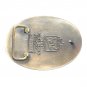 Wisconsin First Edition State Seal Tony Lama Solid Brass US Belt Buckle