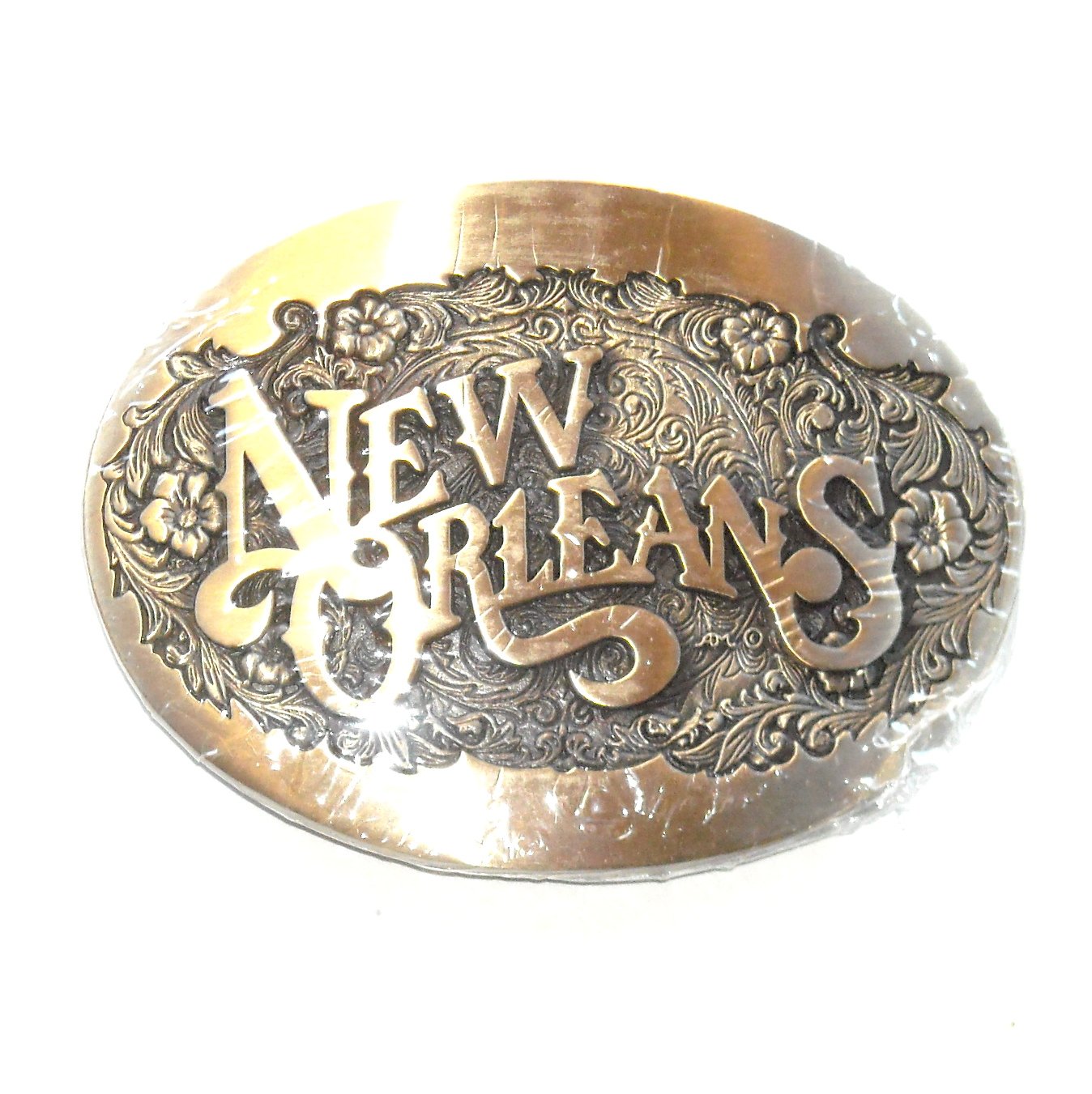 New Orleans ADM Award Design Solid Brass US Belt Buckle