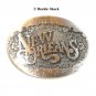 New Orleans ADM Award Design Solid Brass US Belt Buckle