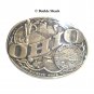 Ohio ADM First Edition State Seal Solid Brass US Belt Buckle