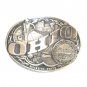 Ohio ADM First Edition State Seal Solid Brass US Belt Buckle