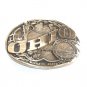 Ohio ADM First Edition State Seal Solid Brass US Belt Buckle