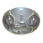 Oil Rig And Drill Vintage ADM Award Design Brass US Belt Buckle