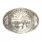 Ohio State Seal Tony Lama Solid Brass US Belt Buckle