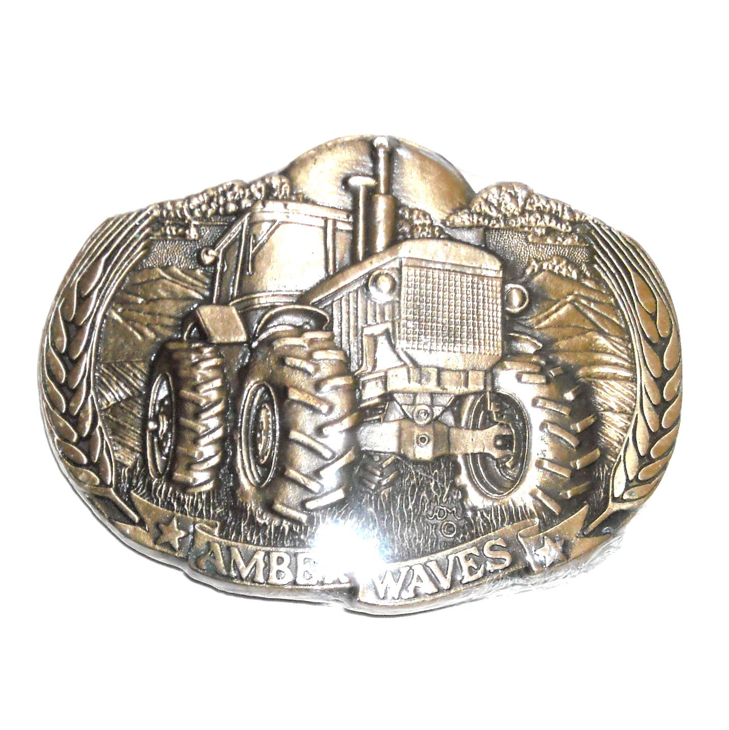 Amber Waves First Edition ADM Award Design Solid Brass US Belt Buckle