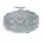 WWJD What Would Jesus Do C&J Bergamot Pewter US Belt Buckle