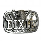 Dixie On My Mind Vintage C & J Bergamot Pewter US Belt Buckle
