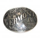 Vermont Green Mountain State Seal Award Design Medals Brass US Belt Buckle