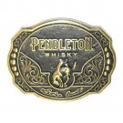 2024 Oregon Round Up Rodeo Pendleton Whisky Montana Silversmiths Belt Buckle