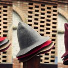 Multicolor fedoras cap wool cap millinery street black woolen
