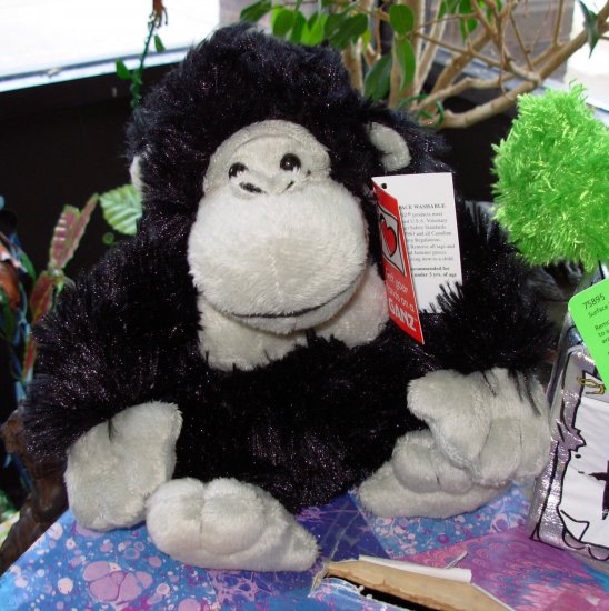 white gorilla stuffed animal