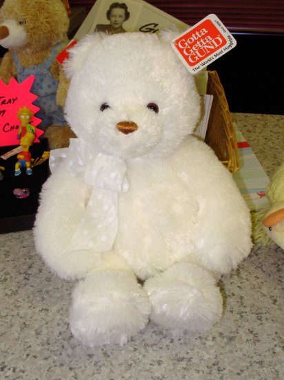 white teddybear