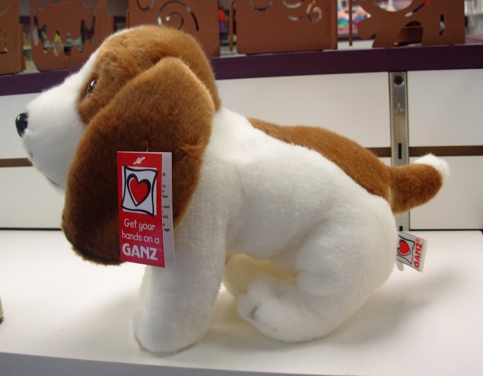 stuffed basset hound toy