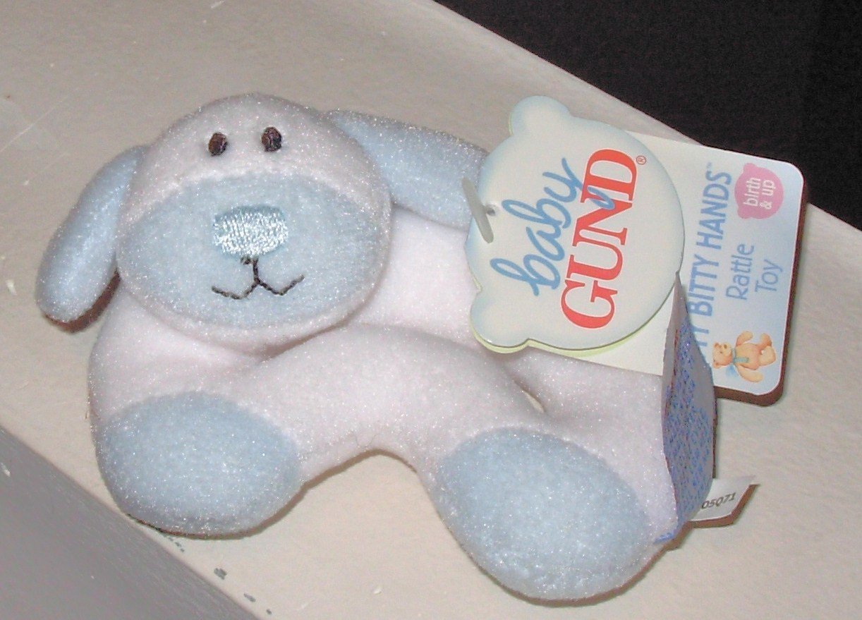 baby gund blue dog