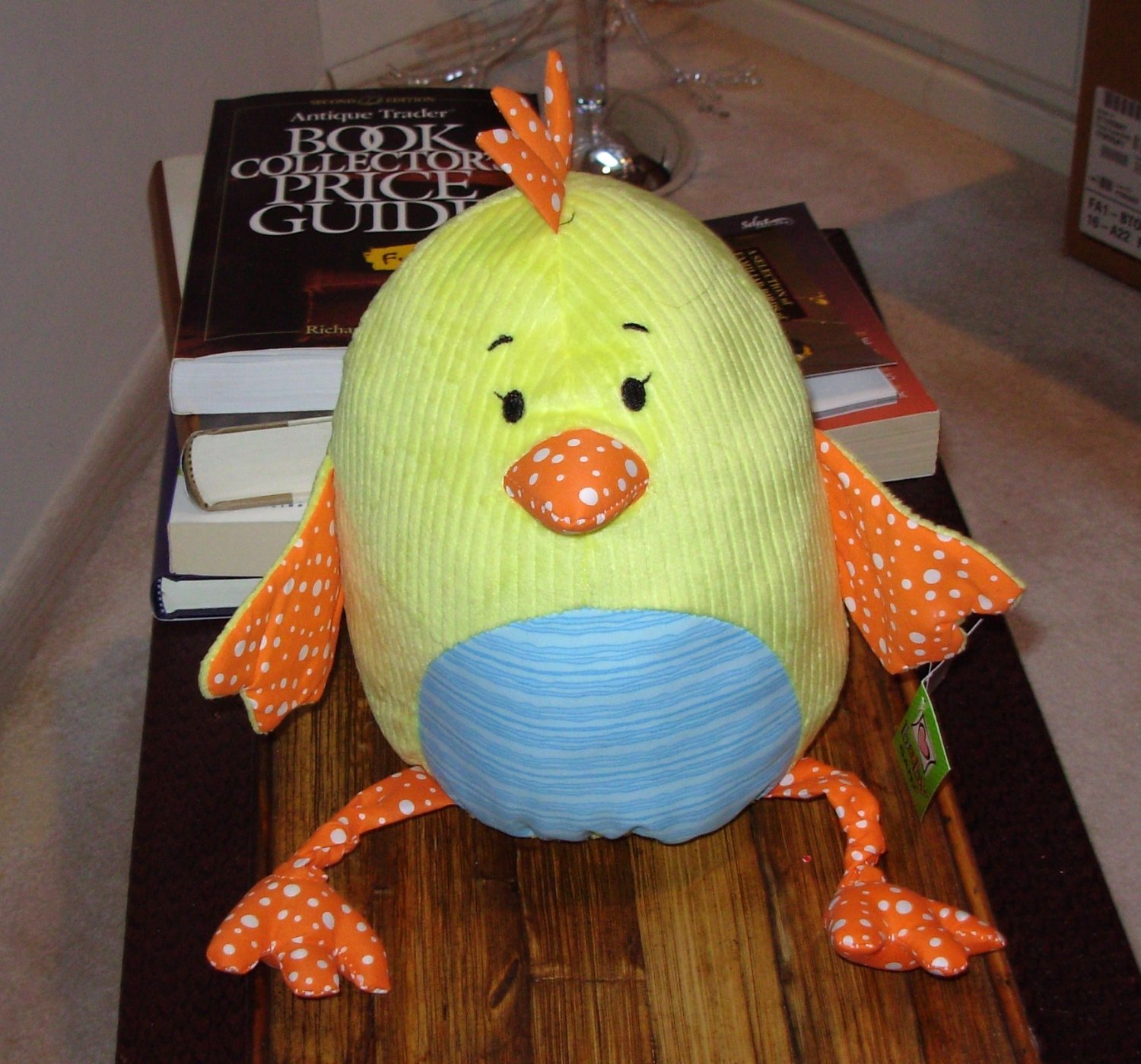 yellow chicken plush toy