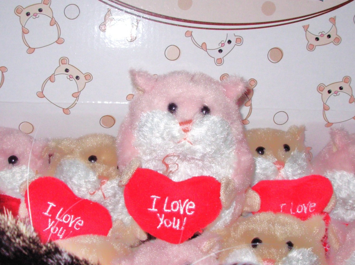 pink hamster plush