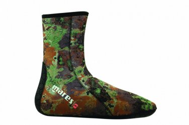 DIVING SOCKS LARGE MARES 3mm CAMO BROWN GREEN 903  5$ Shipping Worldwide!