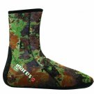DIVING SOCKS MEDIUM MARES 3mm CAMO BROWN GREEN 903