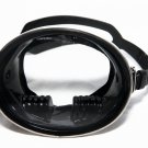 XIFIAS DIVING MASK 824 VERY POWERFUL SURFACE BLACK RUBBER INOX FRAME