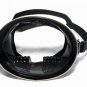 XIFIAS DIVING MASK 824 VERY POWERFUL SURFACE BLACK RUBBER INOX FRAME