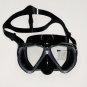 XIFIAS DIVING MASK 803 VERY POWERFUL SURFACE BLACK SILICONE IN PLASTIC BOX