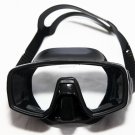 XIFIAS DIVING MASK 812 VERY POWERFUL SURFACE BLACK SILICONE IN PLASTIC BOX