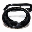 DIVING MASK BLACK TIGULLIO BLACK SILICONE INOX CLASSIC OLD SCHOOL OVAL BY XIFIAS 827B