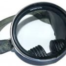 DIVING MASK BLACK BALCO RUBBER INOX CLASSIC OLD SCHOOL OVAL BY XIFIAS 827G