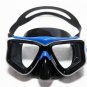 DIVING MASK 825 BLUE BLACK SILICONE IN PLASTIC BOX BY XIFIAS