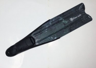 DIVING FINS LONG BLADES CAMO GREEN No.40-41