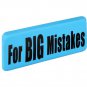 GOOMBY "FOR BIG MISTAKES" ERASER, SET OF BLUE AND PINK. Free Shipping Worldwide!