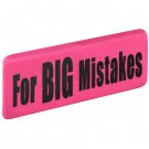 ERASER Goomby Great Big For Big Mistakes 5.5" PINK Free Shipping Worldwide!