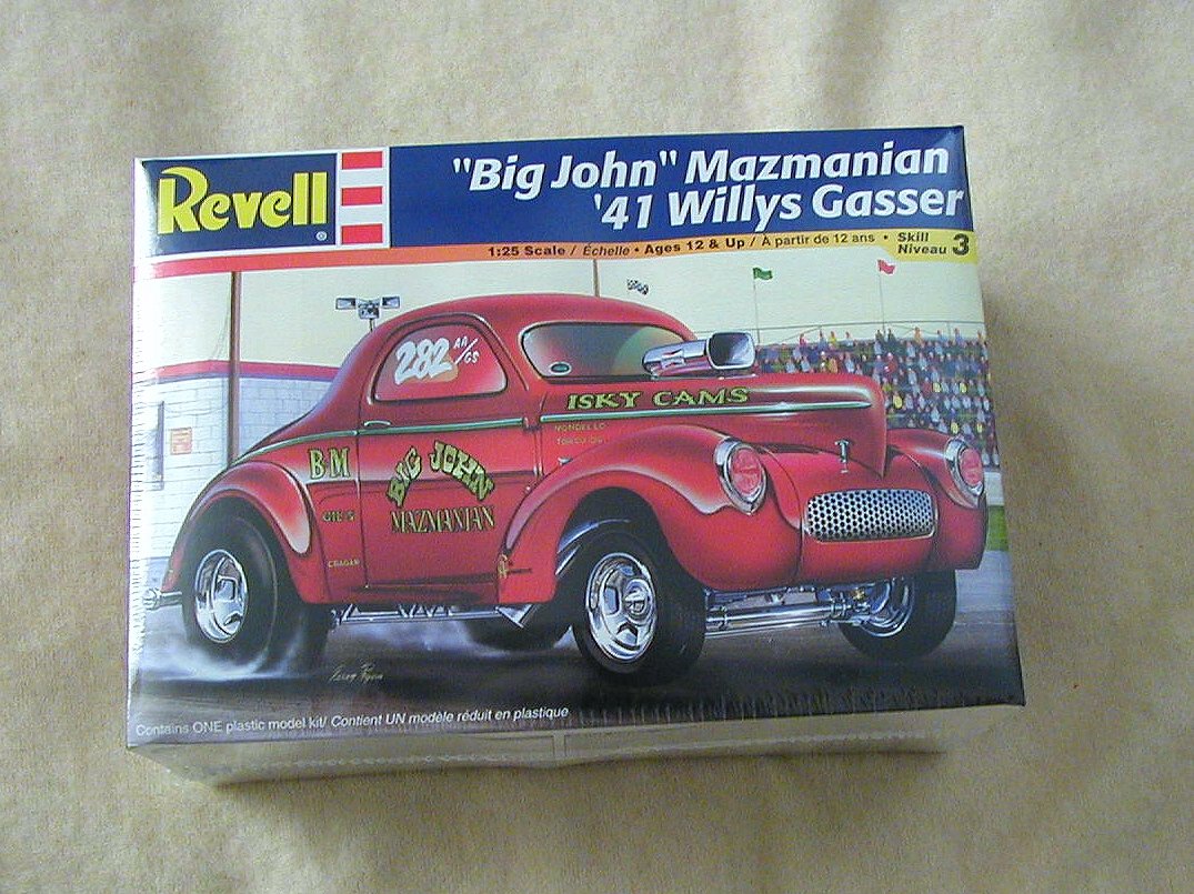Revell Willys Gasser Big John Mazmanian Model Car Factory My XXX Hot Girl