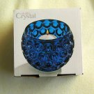 NEW NIB Crystal Votive or Rose Bowl by Studio Crystal  3 3/4 Inches Tall