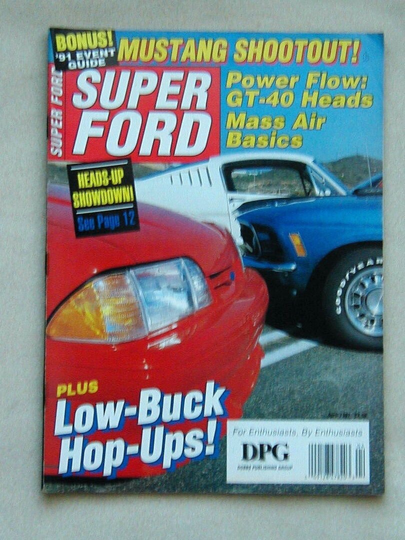 Super Ford April 1991 Mass Air Basics Low Buck Hop Ups Mustang Shootout