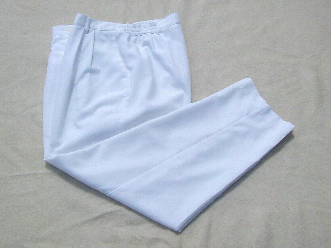 Sag Harbor Linen Look Lined Pants  Size 18 Medium Inseam 29 1/2 inches