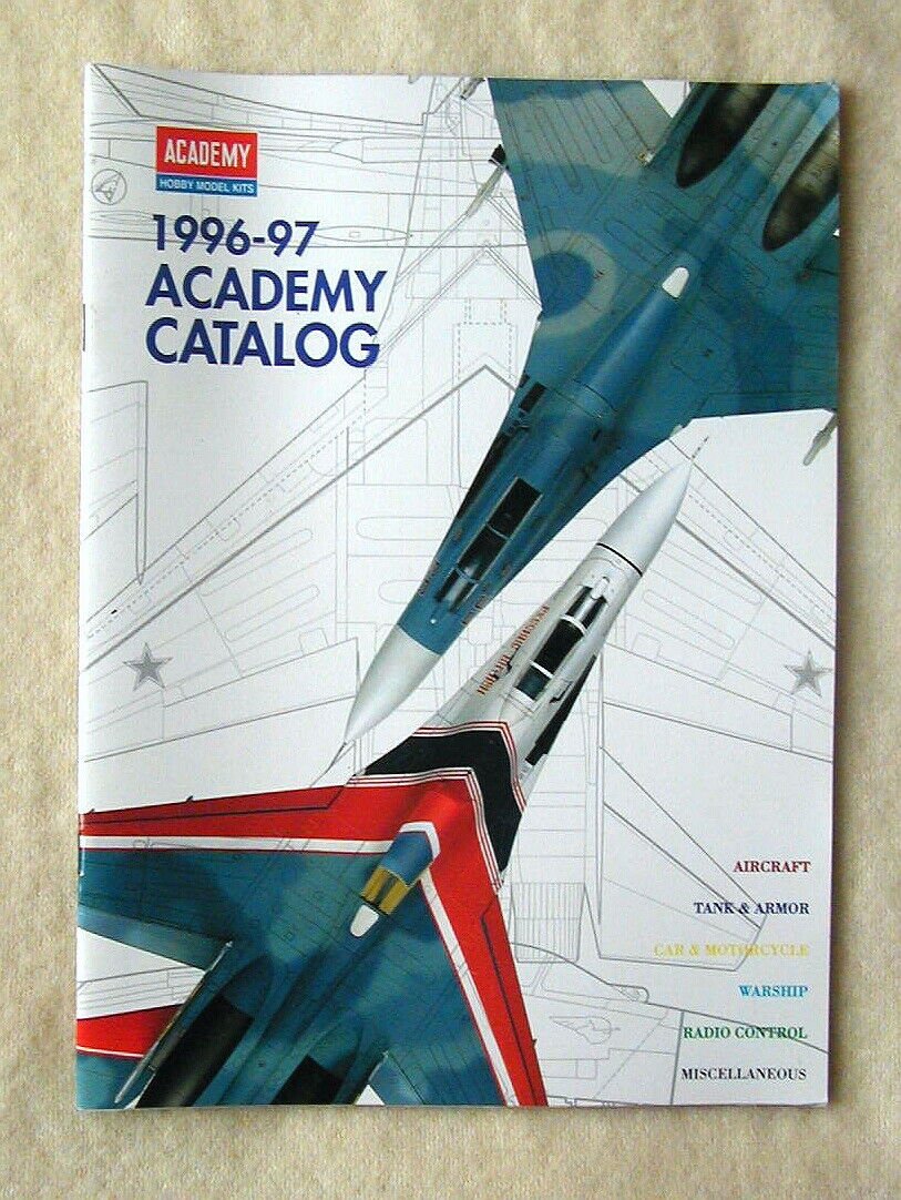 Academy Model Kit Catalog 199697 Planes Tanks Cars Boats Motorcycles